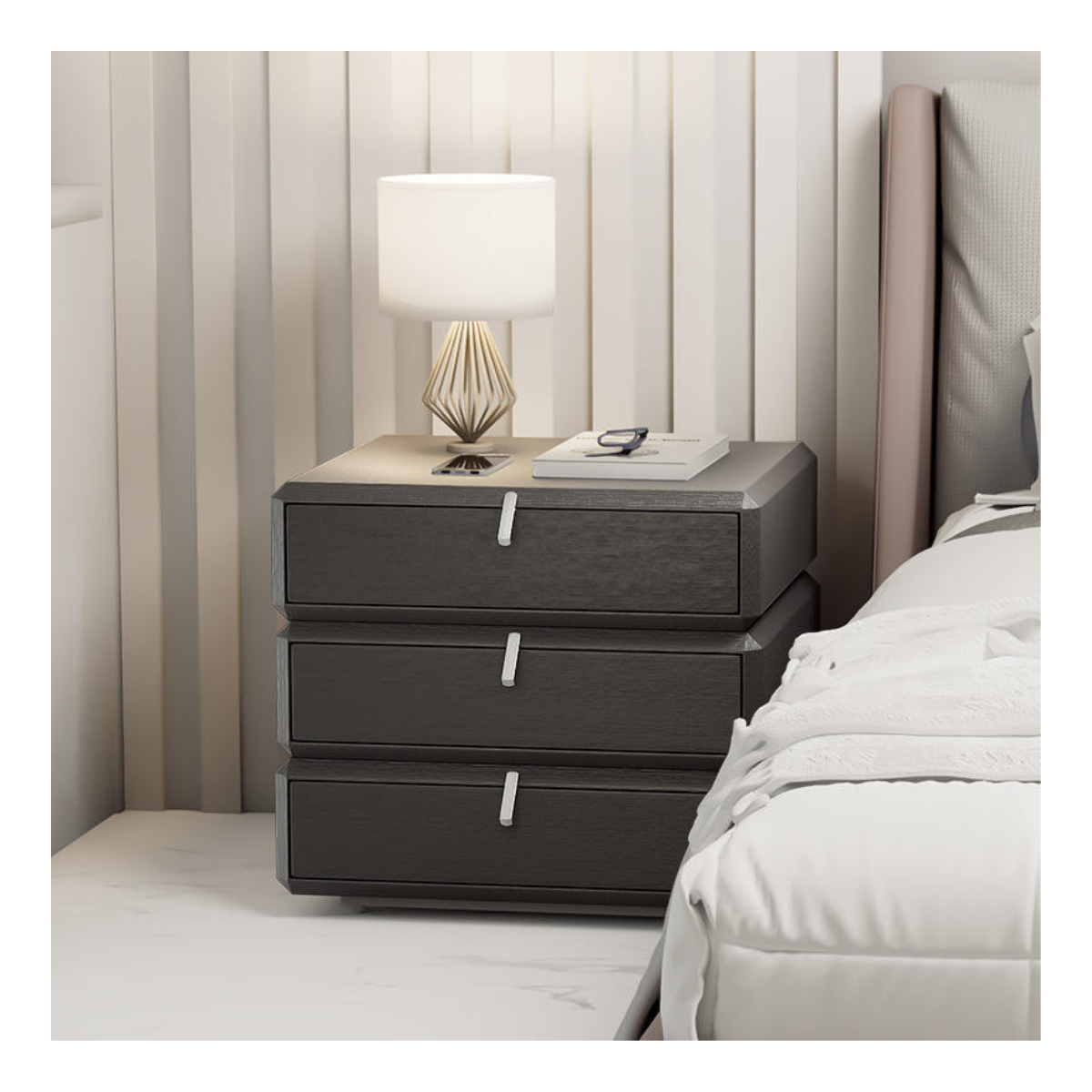 Facet Edge Nightstand